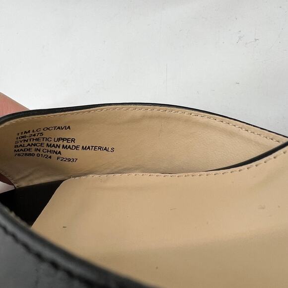 Liz Claiborne Womens Octavia Wedge Sandals Black Size 11M - Picture 10 of 12